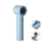 mini speed handventilator met 5 snelheidsstanden - licht blauw