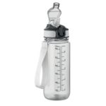motiverende rpet sportdrinkfles met rietje 700 ml