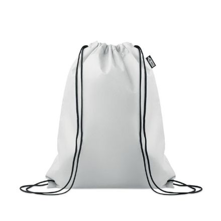 rpet non-woven trekkoordtas 80 g/m2 - wit