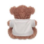 pluche teddybeer dokter geborduurde ogen en neus