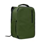 handbagage rugzak met 180 graden opening - groen