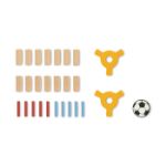 houten voetbalspel met spelers, bal en schutter