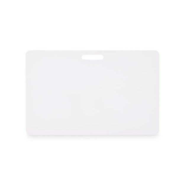 badge 5,4 x 8,6 cm aan lanyards