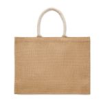 jute boodschappentas 280 g/m2 met koordhandvatten