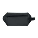 rpet toilettas met voorvak met rits en handvat