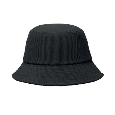 corduroy vissershoed van 220 g/m2 - zwart