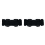 set van 2 sport-kniebandages zacht en flexibel