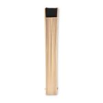 houten handwaaier met 34 ribben