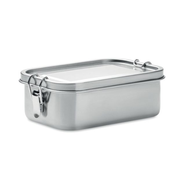 lunchbox 750 ml van recycled rvs ronde hoeken