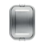 lunchbox 750 ml van recycled rvs ronde hoeken