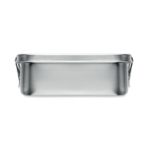 lunchbox 750 ml van recycled rvs ronde hoeken