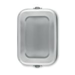 lunchbox 750 ml van recycled rvs ronde hoeken