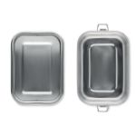 lunchbox 750 ml van recycled rvs ronde hoeken