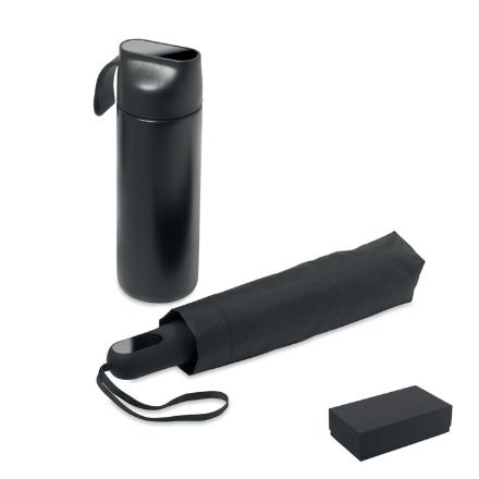 2-delige giftset fles en opvouwbare paraplu