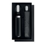 2-delige giftset fles en opvouwbare paraplu