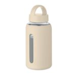 fles van hoog borosilicaatglas inhoud van 600 ml - beige