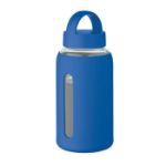 fles van hoog borosilicaatglas inhoud van 600 ml - koningsblauw