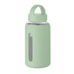 fles van hoog borosilicaatglas inhoud van 600 ml - licht groen