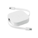 uittrekbare oplaad-/datakabel met telefoonhouder