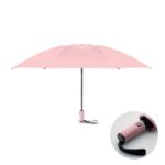 23 inch windbestendige paraplu bijpassende pouch - roze