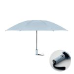 23 inch windbestendige paraplu bijpassende pouch - licht blauw