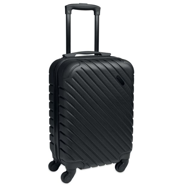 harde trolley op 4 wielen met veiligheidsslot