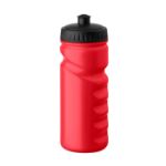 sportfles 500 ml lekvrij met handige handgreep - rood