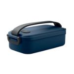 pp lunchbox 800 ml zijclipsluiting luchtdicht - marine