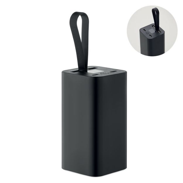 powerbank 20 000 mah met digitaal powerdisplay