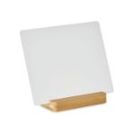 sublimatie promotiebordje met bamboe basis