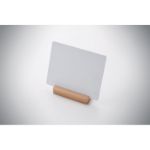 sublimatie promotiebordje met bamboe basis