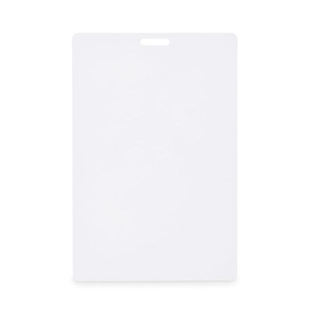 badge 120 x 80 mm ideaal aan lanyard