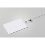 badge 120 x 80 mm ideaal aan lanyard