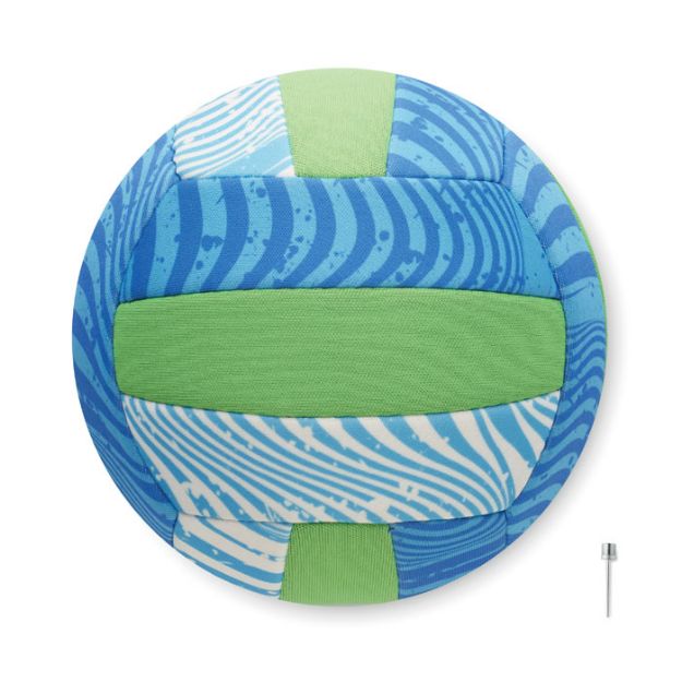 neopreen strandbal opgeblazen diameter 16 cm