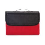 polar fleece picknickdeken 150 g/m2 met voorflap - rood