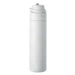 enkelwandige fles 650 ml lekvrij met handvat - wit