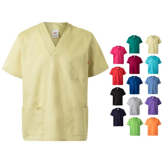 tuniek van keperstof korte mouwen 2xs-4xl