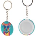 rpet-sleutelhanger met speld keybadge rpet mini