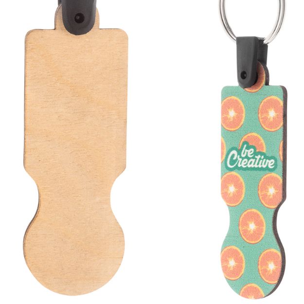 custom made trolley munt sleutelhanger colocart ec