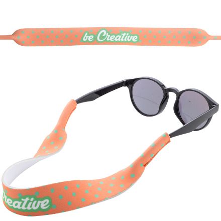 custom made rpet zonnebrilband voorkant print