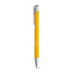 aluminium balpen zwartschrijvend rubberised