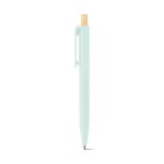 recyclede abs balpen met bamboe knop