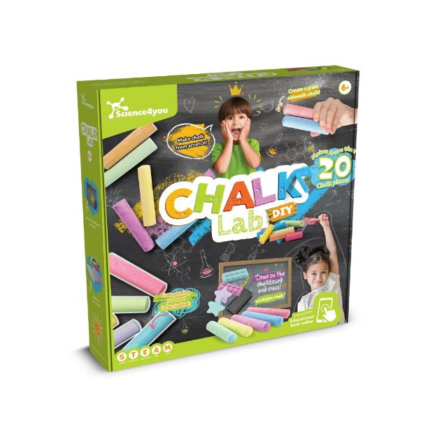 educatief spel voor kinderen met krijtjes