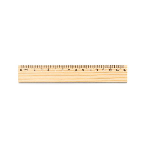 wesley liniaal van dennenhout van 15 cm