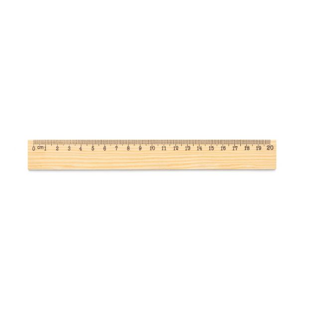 wesley liniaal van dennenhout van 20 cm