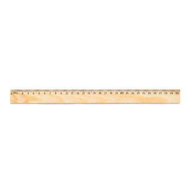 wesley liniaal van dennenhout van 30 cm