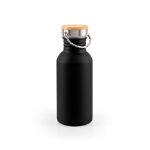 ewing enkelwandige roestvrijstalen fles 580 ml - zwart