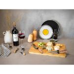 savory wijnset van bamboe en rvs afwerking