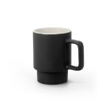 kuerten keramische mok met matte afwerking 330 ml - zwart