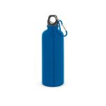 kelce enkelwandige rvs fles 550 ml karabijnhaak - blauw